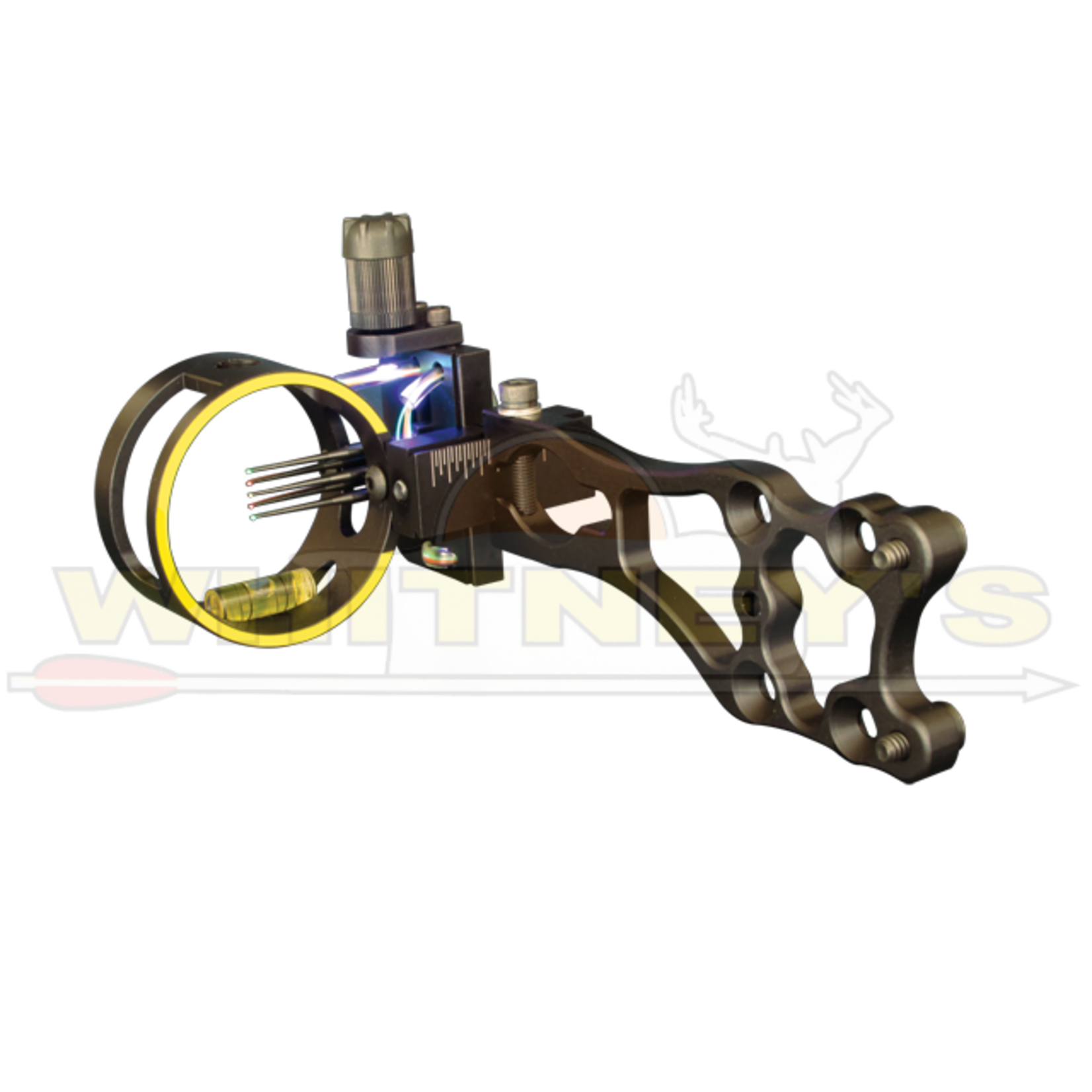ProHunter GWS Nova - 5 Right Hand 5 Pin Fiber Optic Sight Black