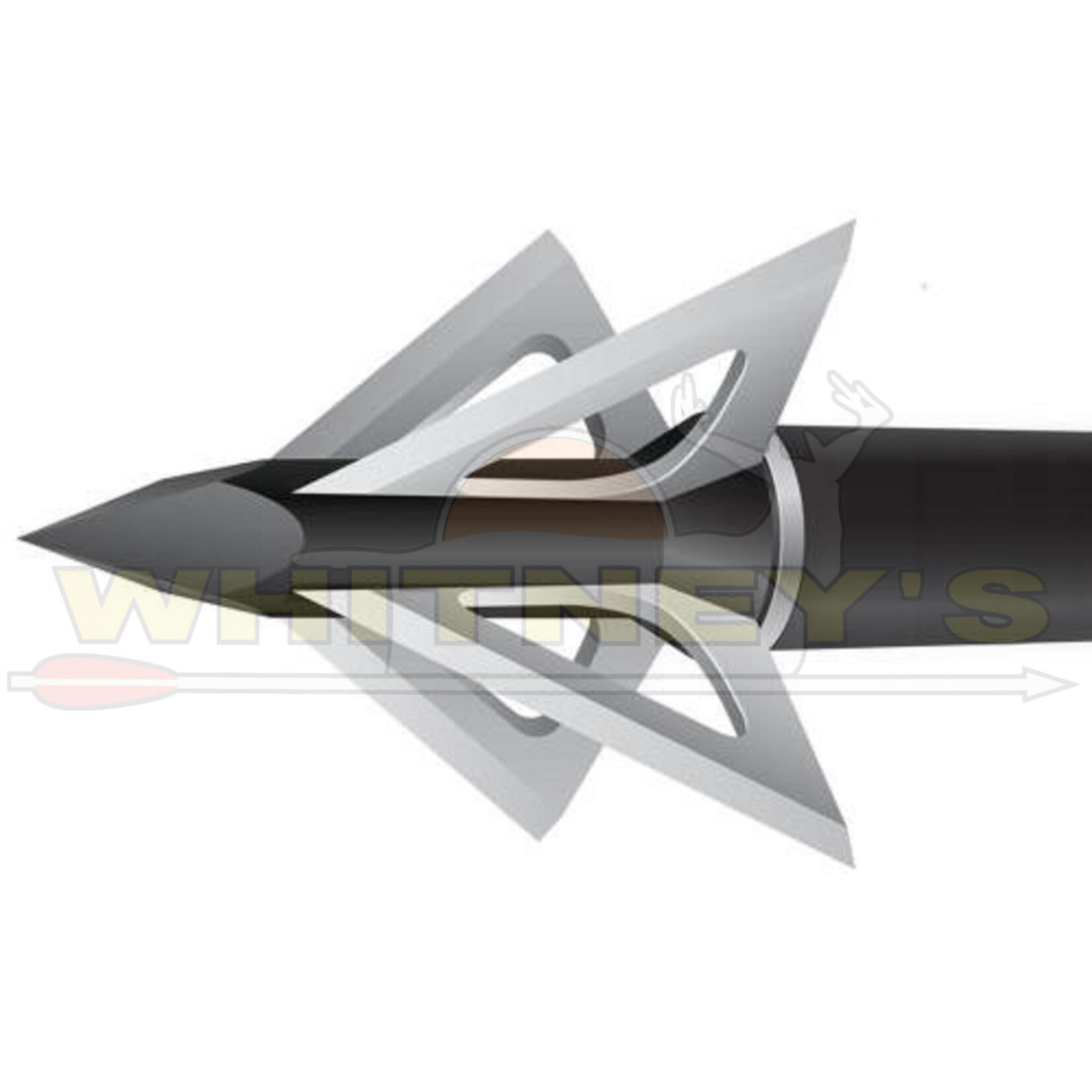 Slick Trick Slick Trick 1" Standard 100Gr. 4-Blade Broadheads, 4PK- 15ST100S