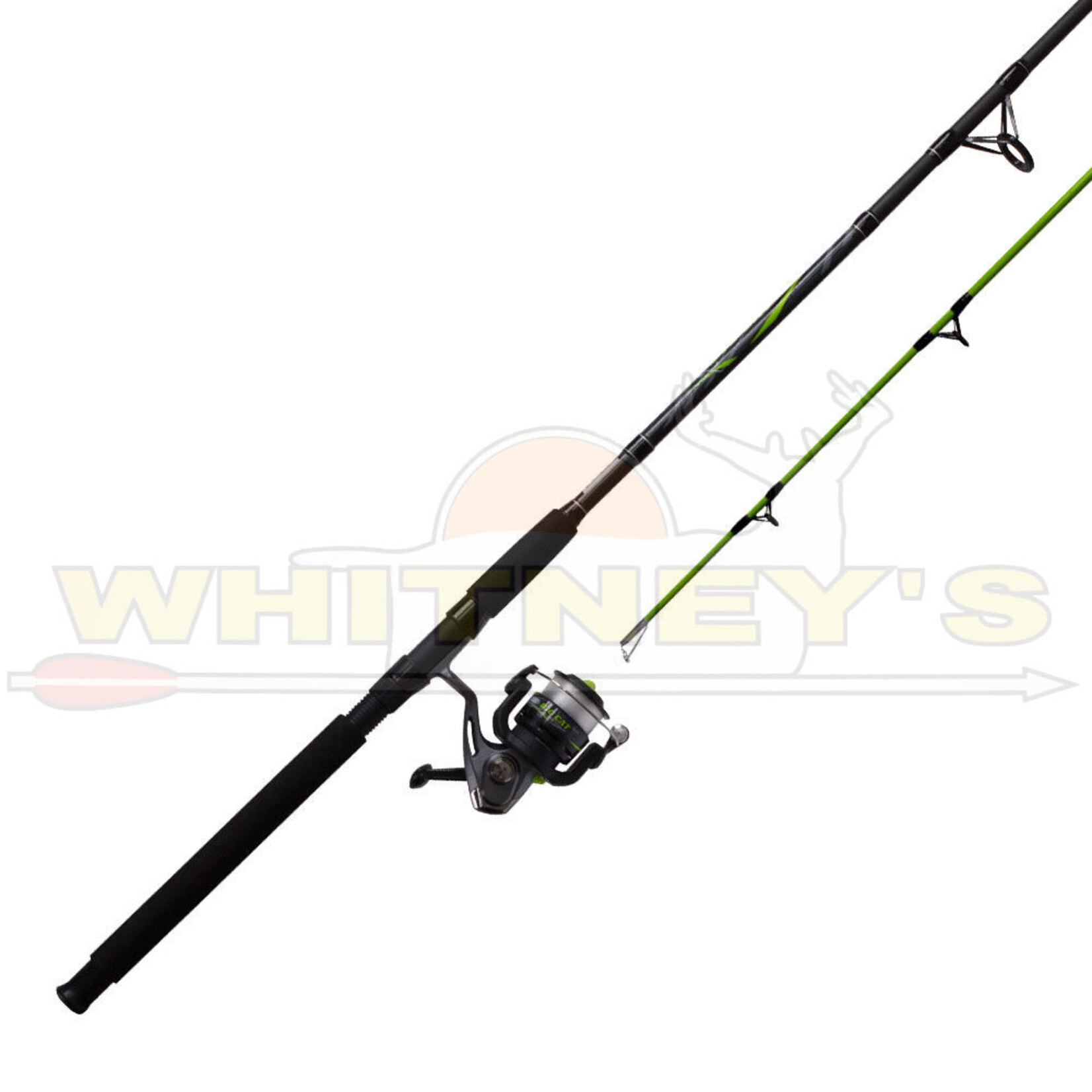 Triple S Sports Zebco Big Cat Spinning Combo MH Reel, 2PC-