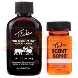 Tink's Tink's #69 Doe-In-Rut Buck Lure and Scent Bomb, 1oz.- W6375
