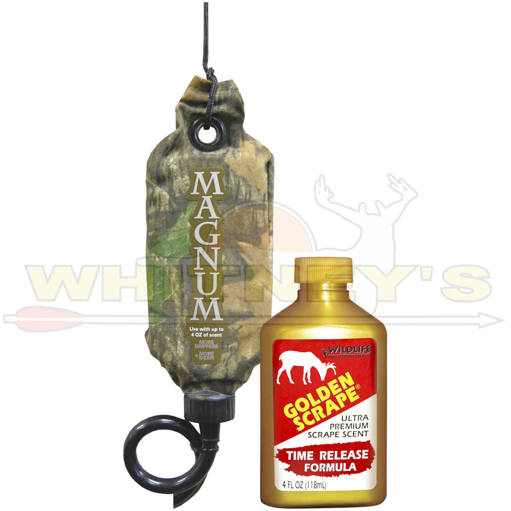 Wildlife Research Center Wildlife Research Magnum Dripper 4 Fl. Oz. Golden Scrape Combo- 386