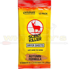 Wildlife Research Center Wildlife Research Autumn Formula Dryer Sheets- 580