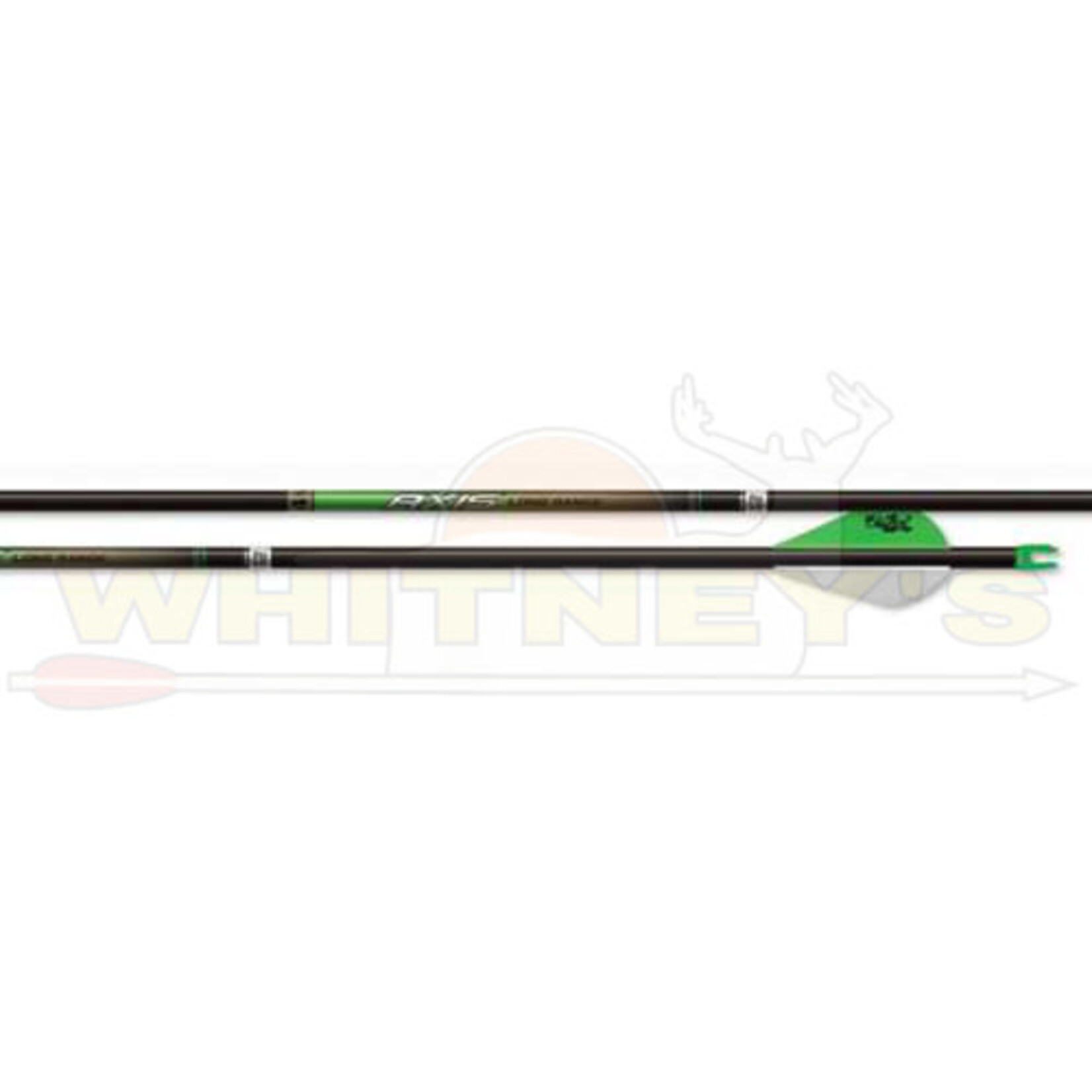 EASTON Easton 4MM Axis Long Range 2" Bully Arrows, 6PK-