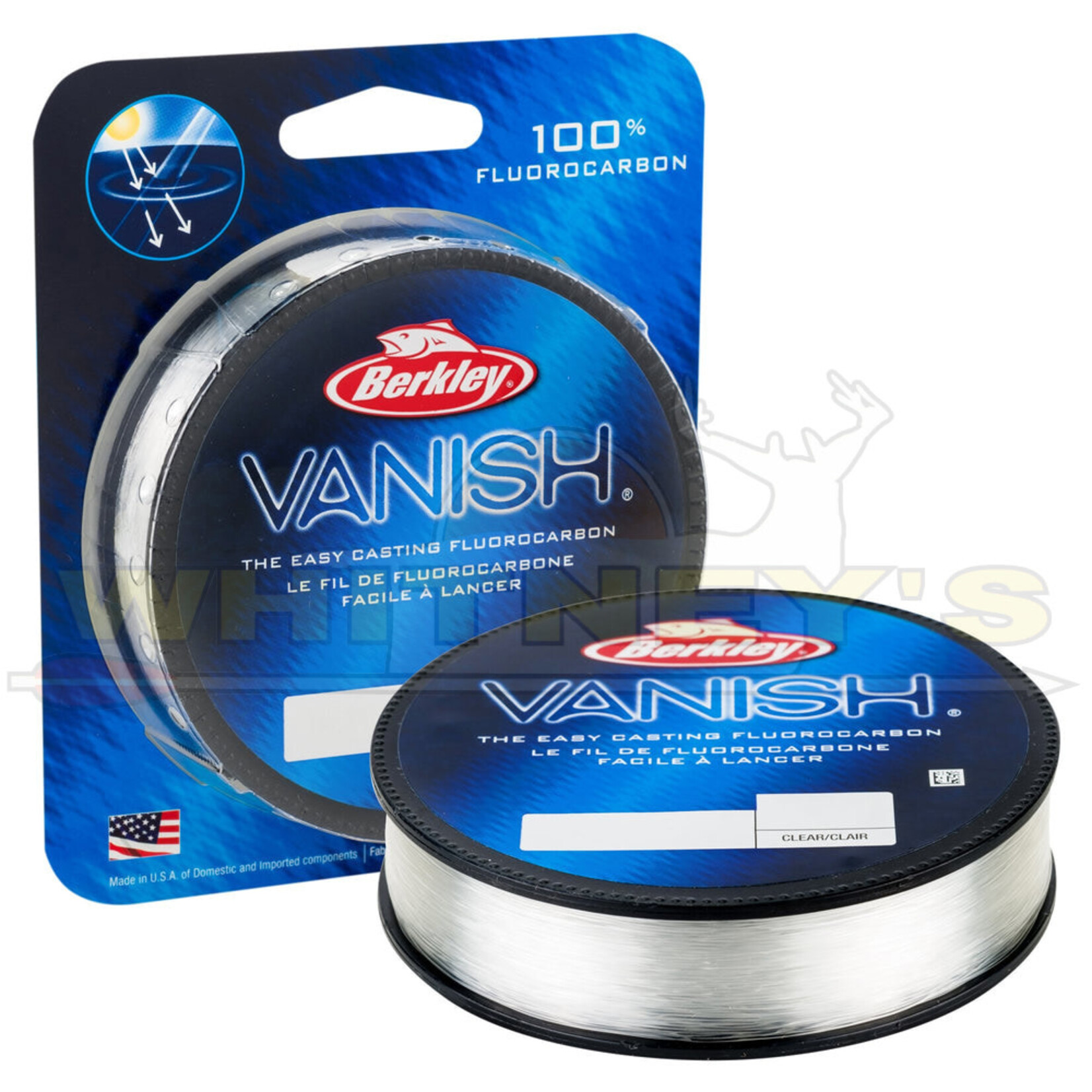 Berkley Berkley Vanish Fluorocarbon Fishing Line 10 lb. 110 Yards Clear
