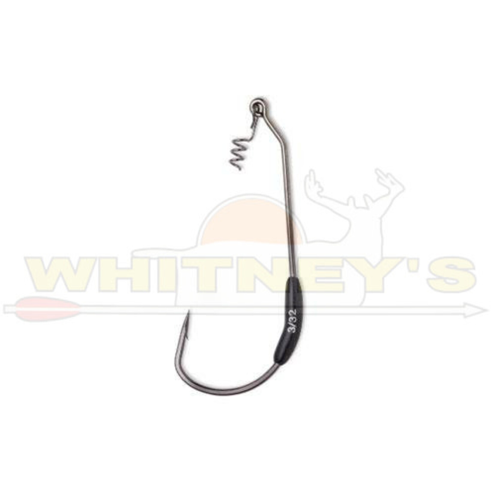 Rapala Rapala Drop Dead Weighted Fishing Hook, Black Nickle, 4PK
