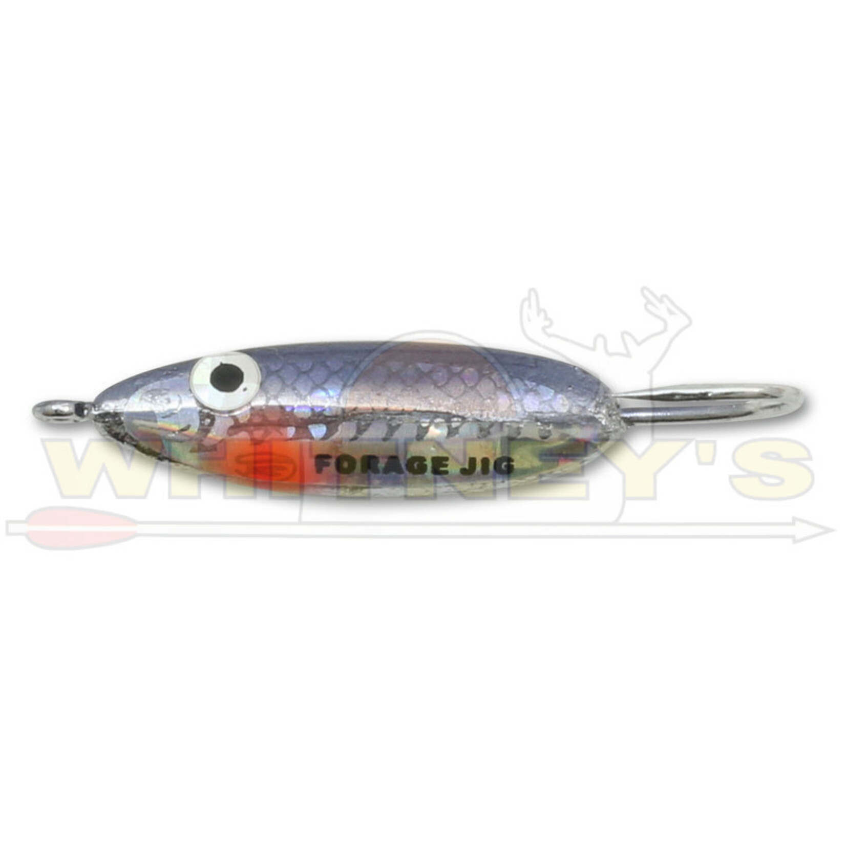 Hog Island Bait Northland Fishing Tackle  Forage Minnow Jig Silver Shiner Size 8
