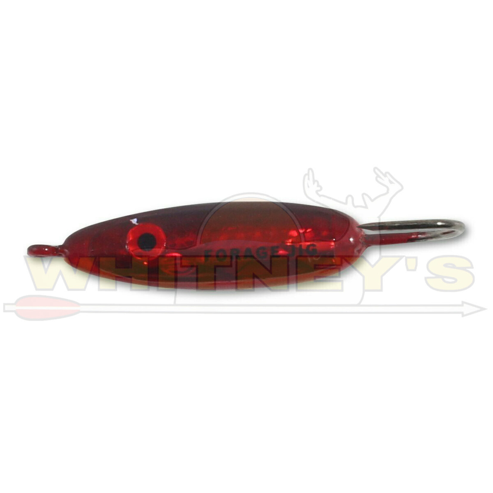 Hog Island Bait Northland Fishing Tackle  Forage Minnow Jig Super-Glo Redfish Size 8
