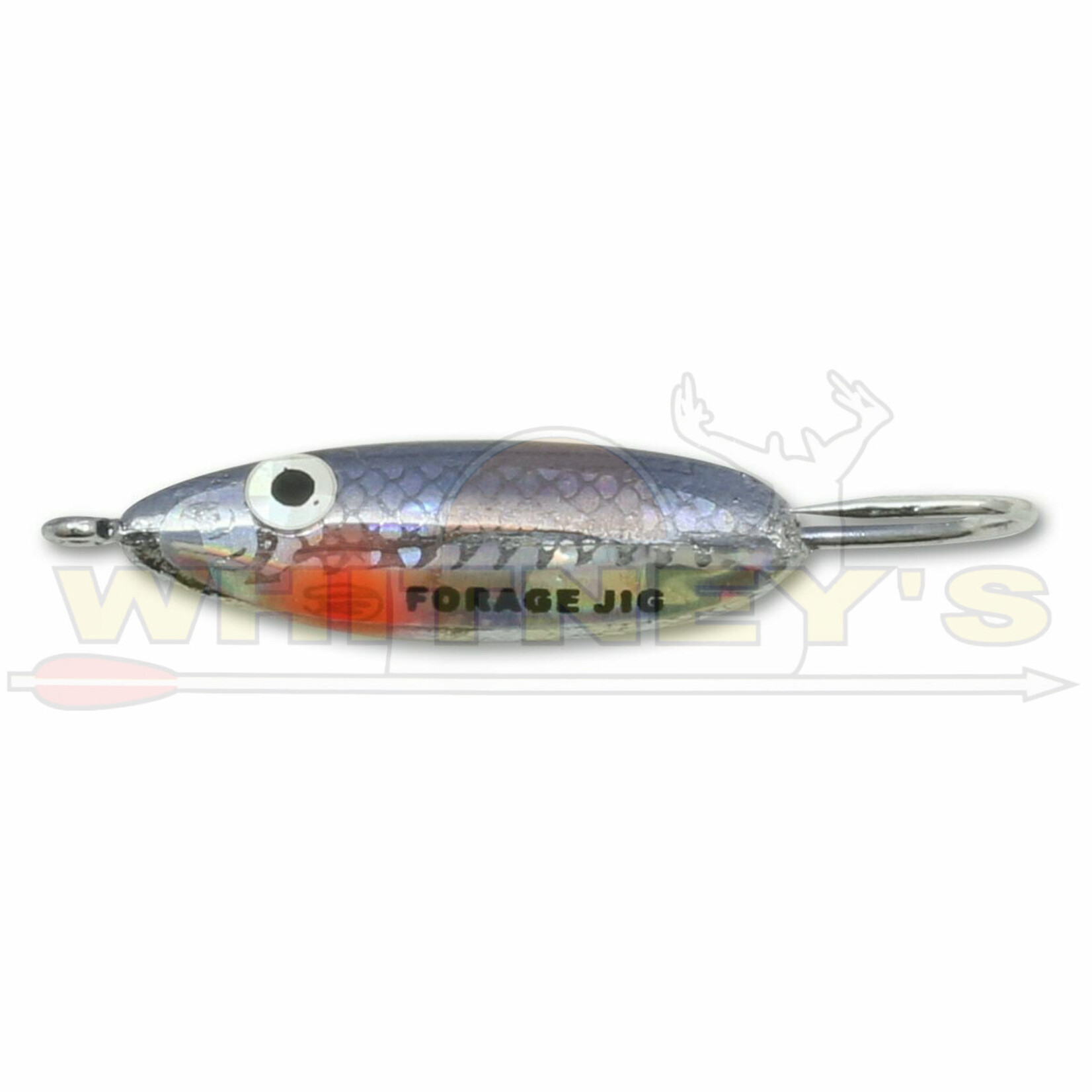 Hog Island Bait Northland Fishing Tackle  Forage Minnow Jig Silver Shiner Size 6