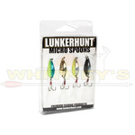 Lunkerhunt Lunkerhunt Fishing Lures Micro Spoons, 1/8oz. - 4PK