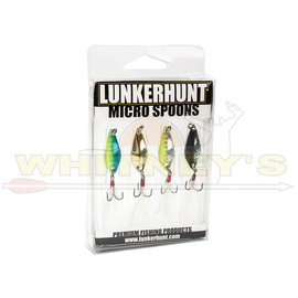 Lunkerhunt Lunkerhunt Fishing Lures Micro Spoons, 1/8oz. - 4PK