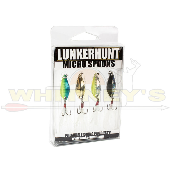 Lunkerhunt Microspoons, 1/8oz.- 4PK - Whitney's Hunting Supply