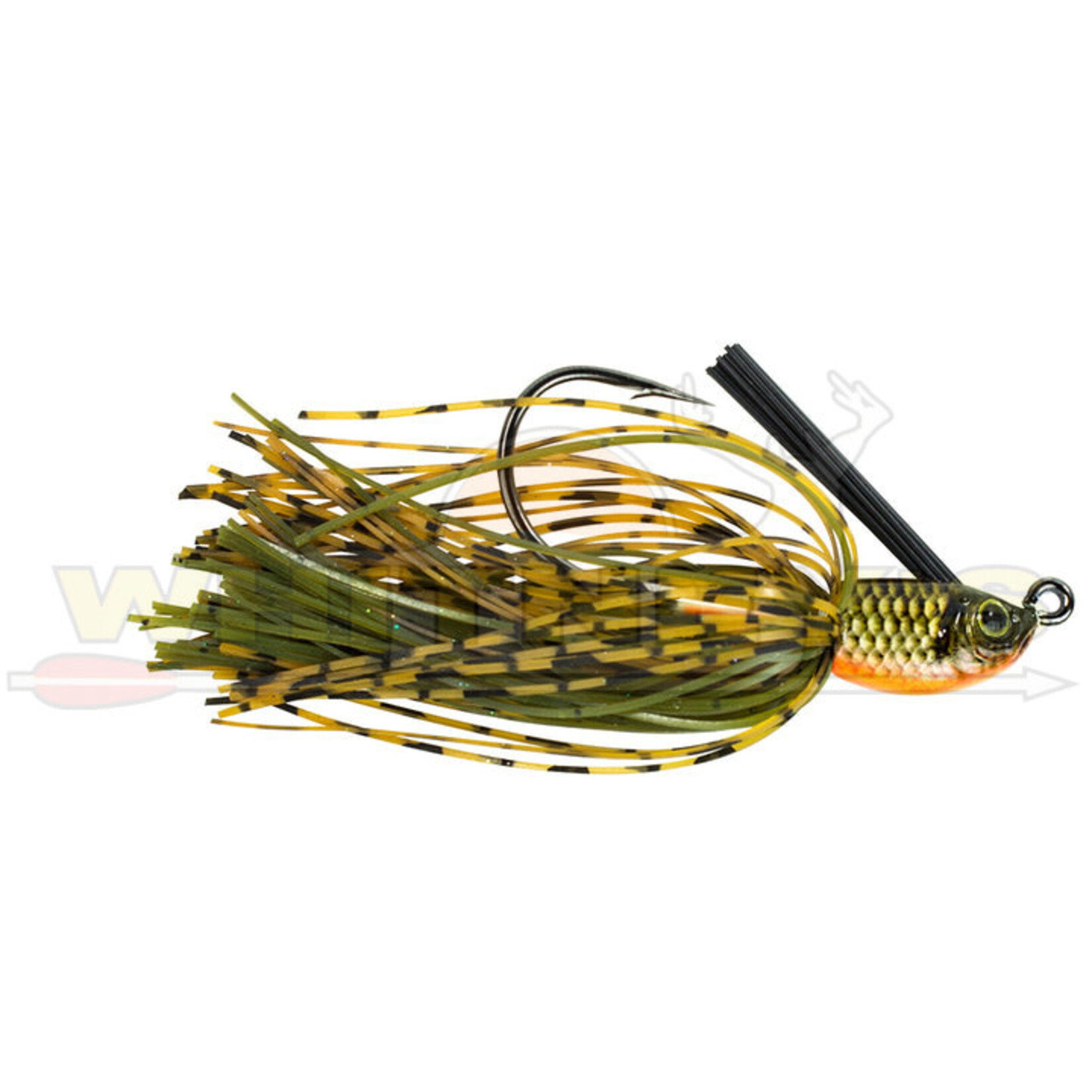 Lunkerhunt Lunkerhunt Fishing Natural Skirted Swim Jig, 3/8oz. -