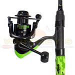 Lunkerhunt Lunkerhunt Sublime Spinning Rod Combo, Camo Green 6' 18"