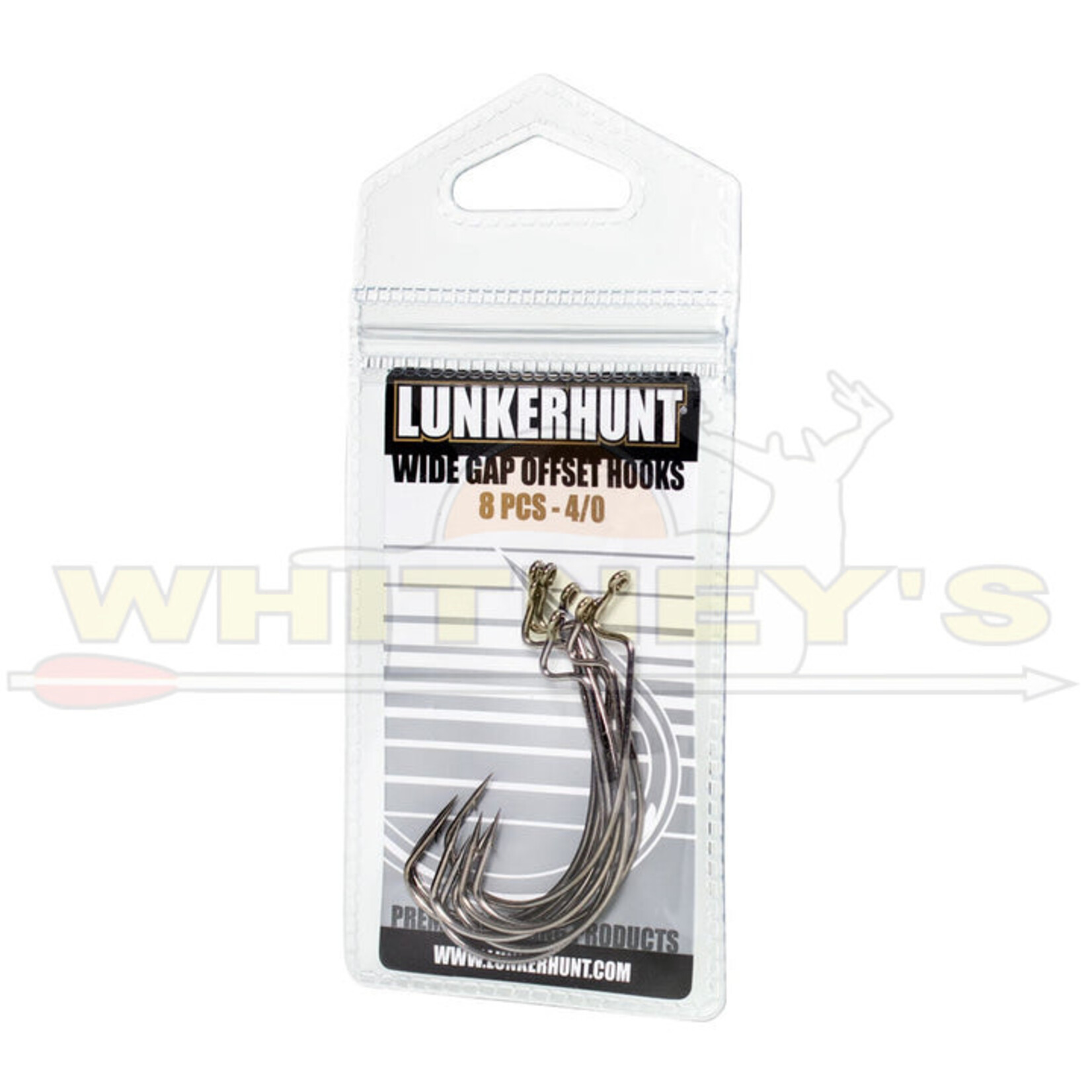 Lunkerhunt Lunkerhunt Offset Hooks, 8PK