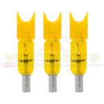 Burt Coyote Co., Inc. Burt Coyote Lumenok Gold Tip/Horton MX Red Crescent Bolt End, 3PK- GTMXC3