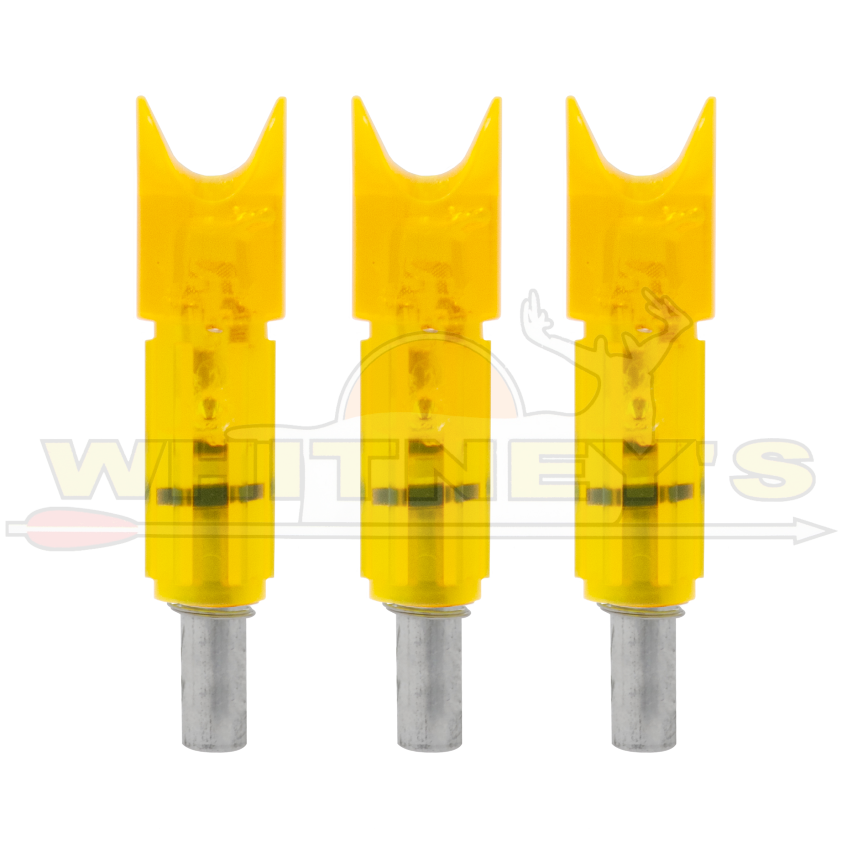 Burt Coyote Co., Inc. Burt Coyote Lumenok Gold Tip/Horton MX Red Crescent Bolt End, 3PK- GTMXC3
