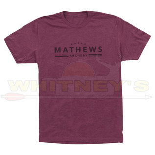 Mathews Apparel Mathews Banner Tee, Maroon-