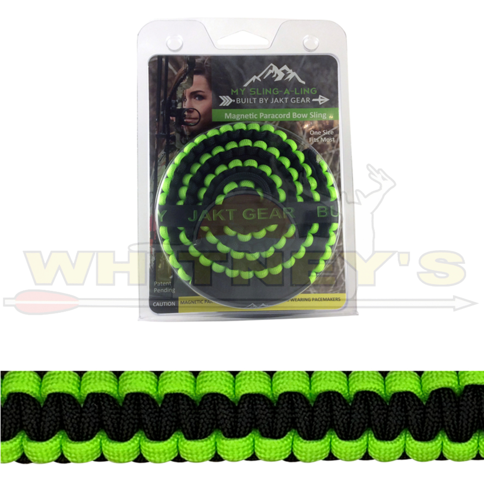 Jakt Gear Jakt Gear My Sling-A-Ling Magnetic Paracord Bow Sling-