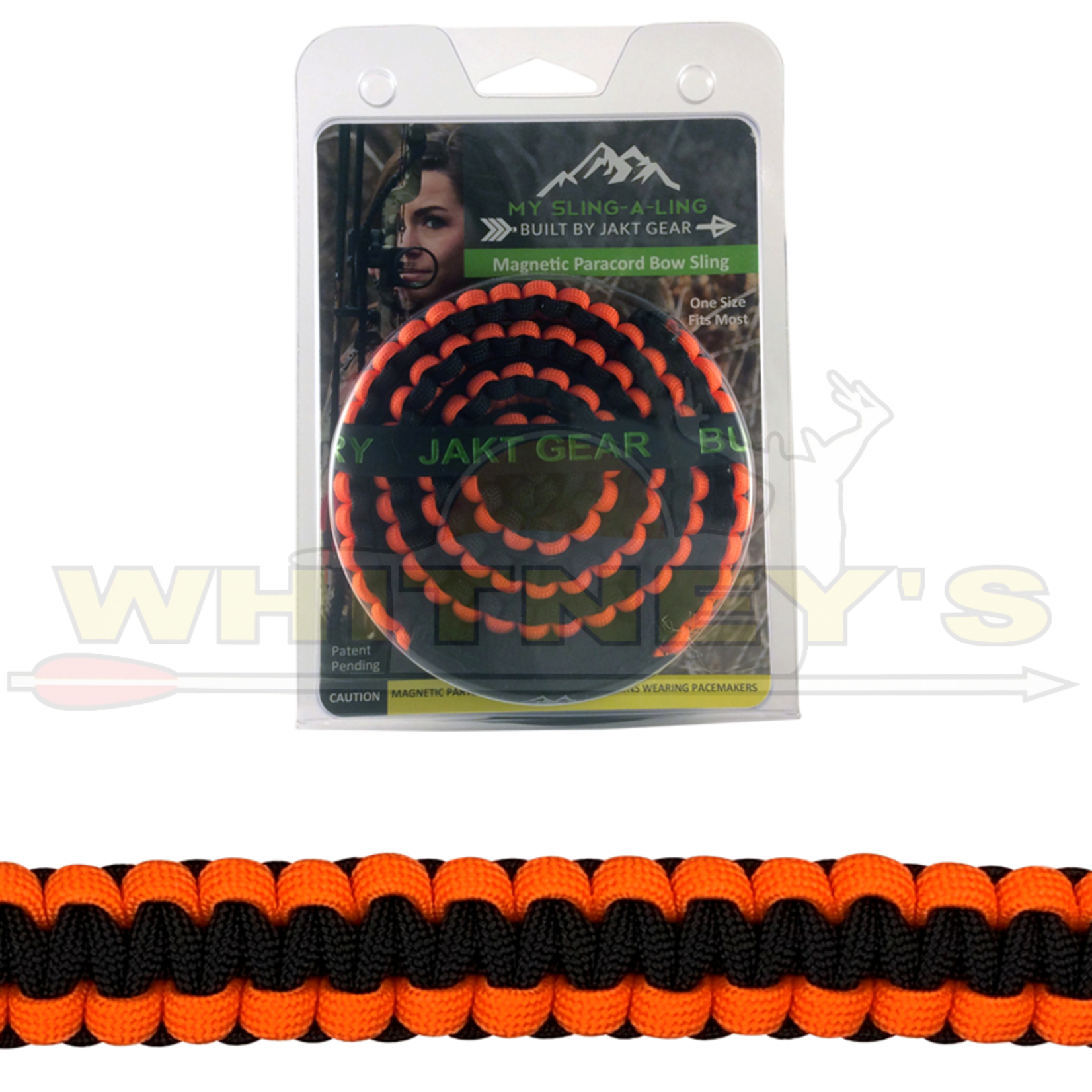 Jakt Gear Jakt Gear My Sling-A-Ling Magnetic Paracord Bow Sling-