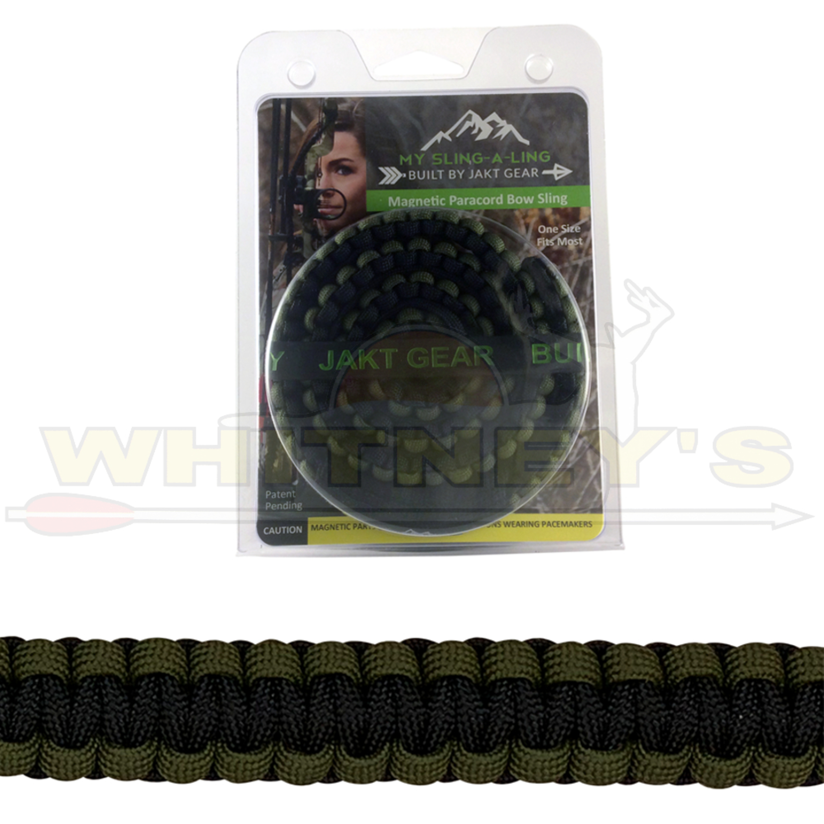 Jakt Gear Jakt Gear My Sling-A-Ling Magnetic Paracord Bow Sling-
