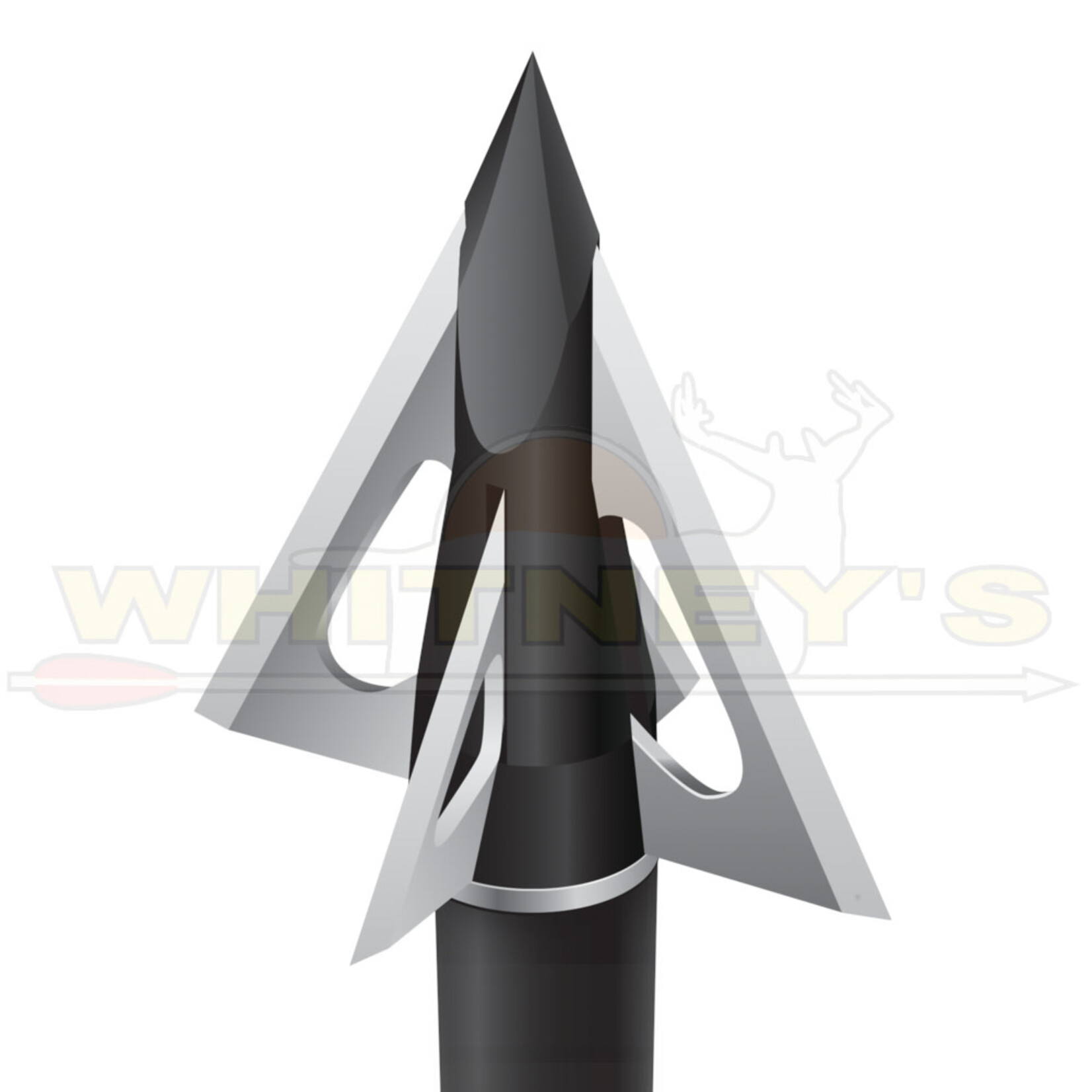 Slick Trick Slick Trick 1 1/16" SS ViperTrick Pro Series 100gr. Broadheads, 3PK- 17STPRO3VT100