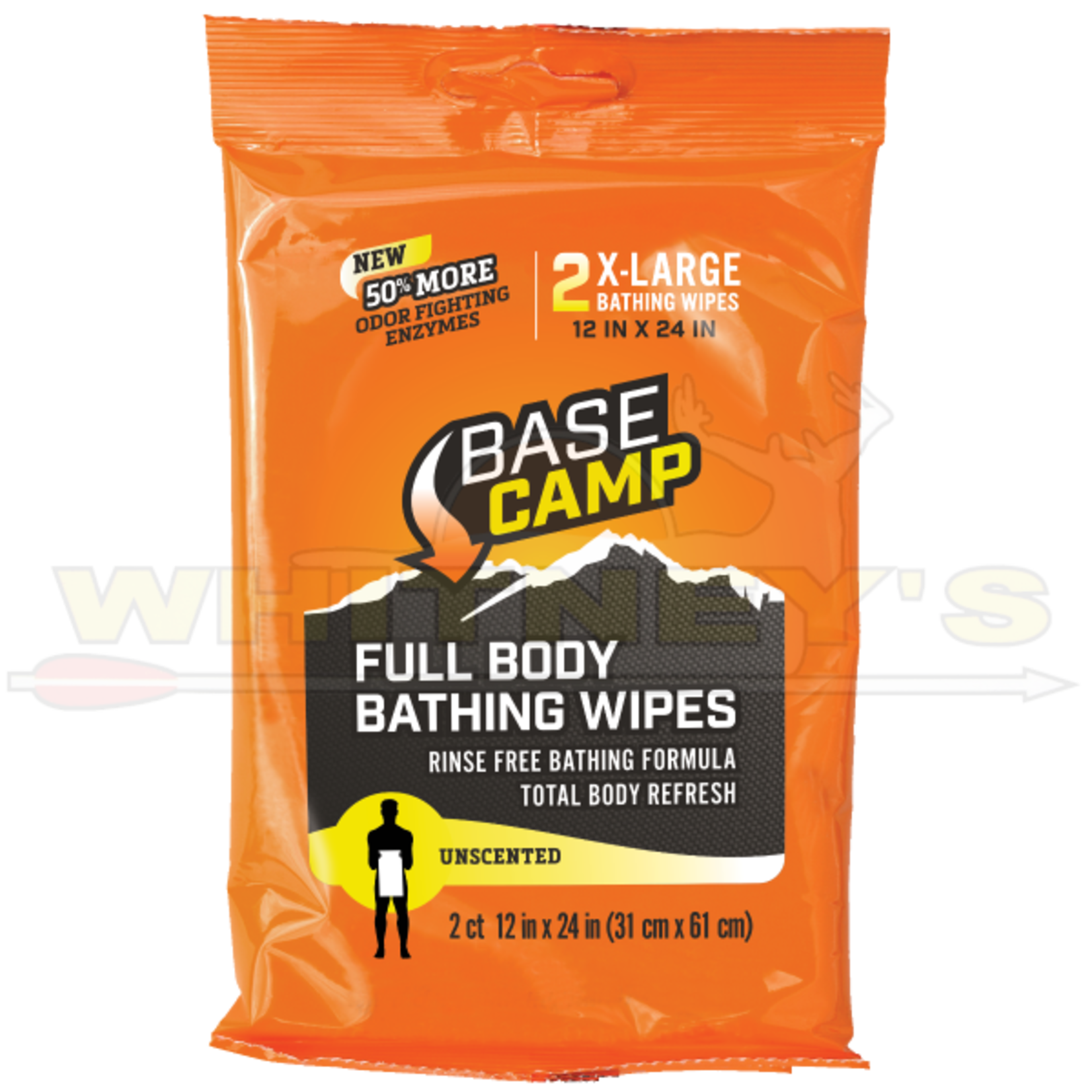 Dead Down Wind, LLC Dead Down Wind Base Camp Unscented Full Body Bathing Wipes - 2Pk.