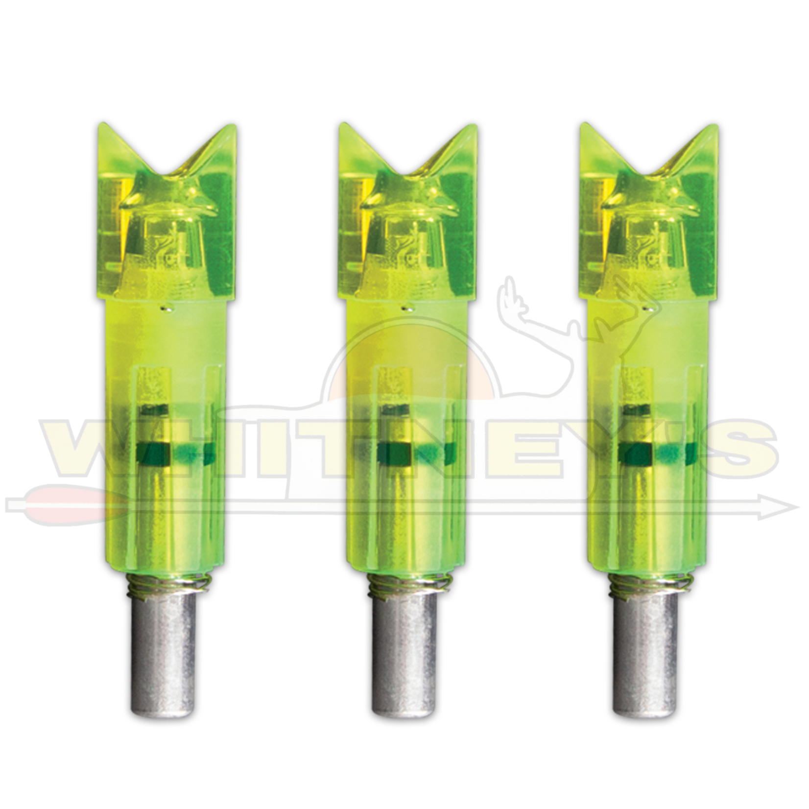 Burt Coyote Co., Inc. Burt Coyote Lumenok Easton/Beman Carbon crescent Bolt End Green - 3 Pack
