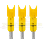 Burt Coyote Co., Inc. Burt Coyote Lumenok Easton/Beman Carbon - Crescent Bolt End - Red - 3 Pack
