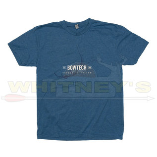 Bowtech Apparel Bowtech Tonal Elk Antler Tee Shirt - Blue,