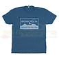 Bowtech Apparel Bowtech Rectangle Mountain Tee shirt - Heather Cool Blue,