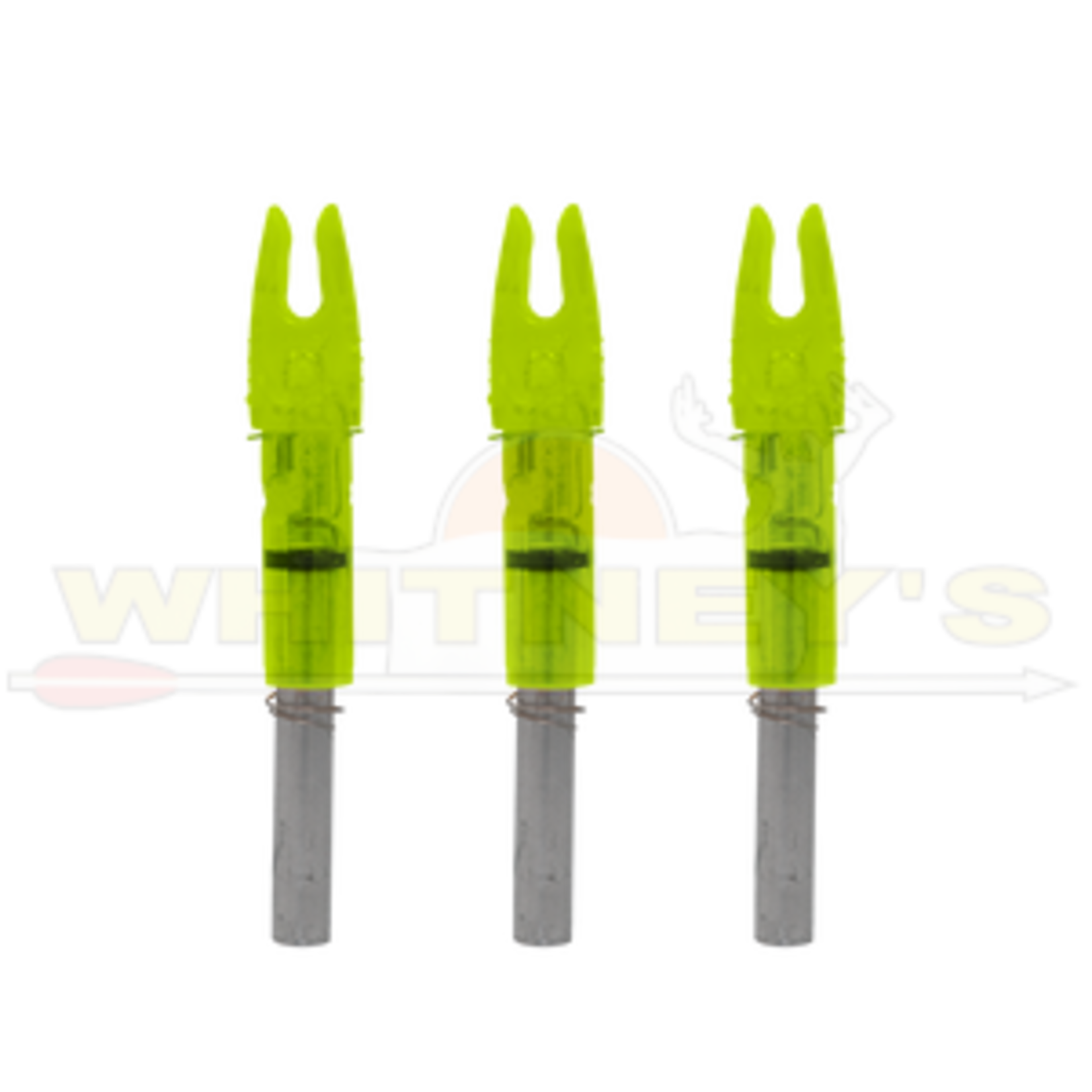Burt Coyote Co., Inc. Burt Coyote Lumenok Lighted ST Epic H Nock - Green - 3 Pack-H3G