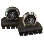 Axion Archery Axion Rubber Mount Limb Dampers Large (Fits 3/4” To 1” Gap) - Realtree Edge Camo