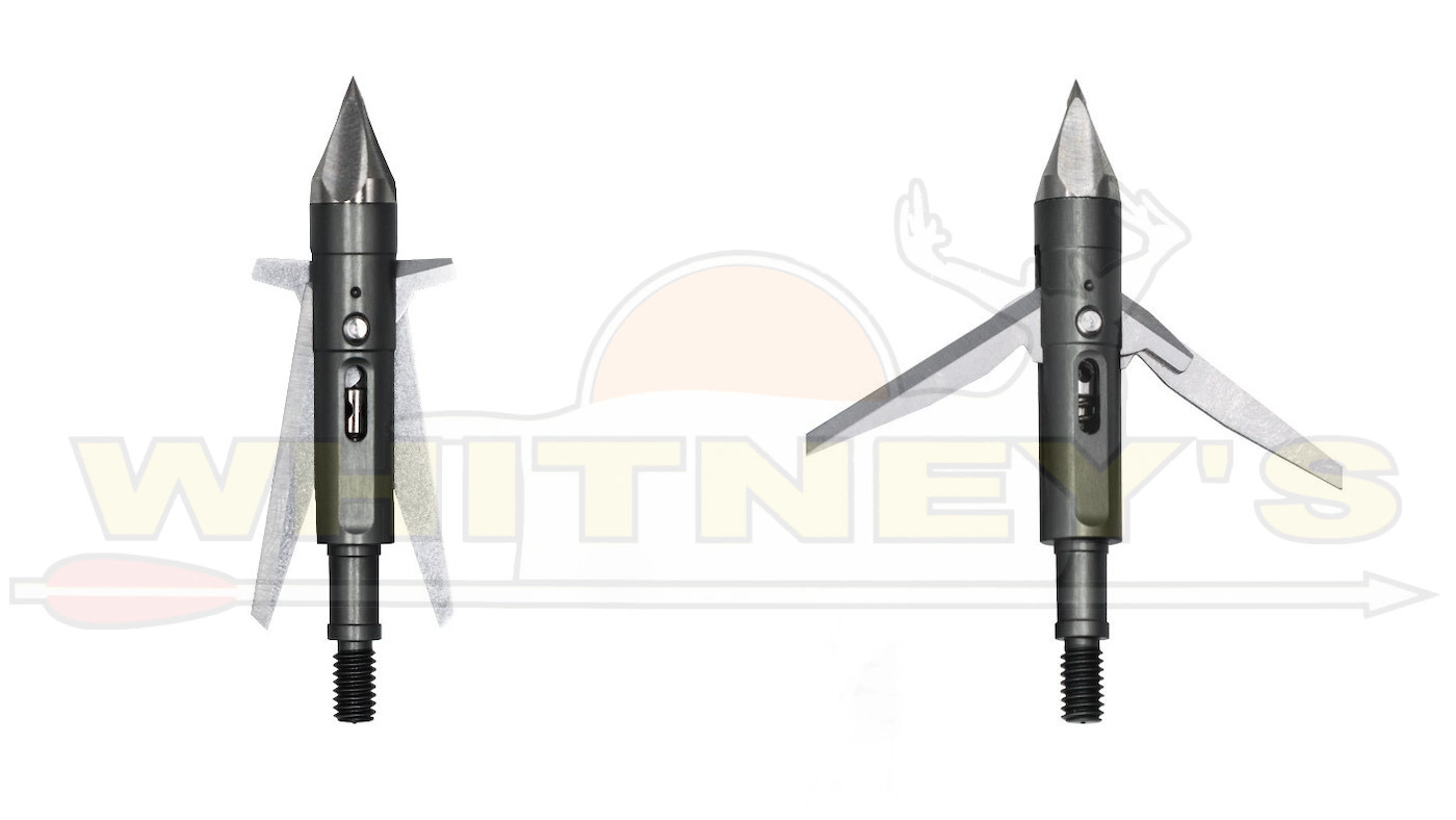Slick Trick Torch Rear Deploying Mechanical 2-Blade Broadhead, 3PK