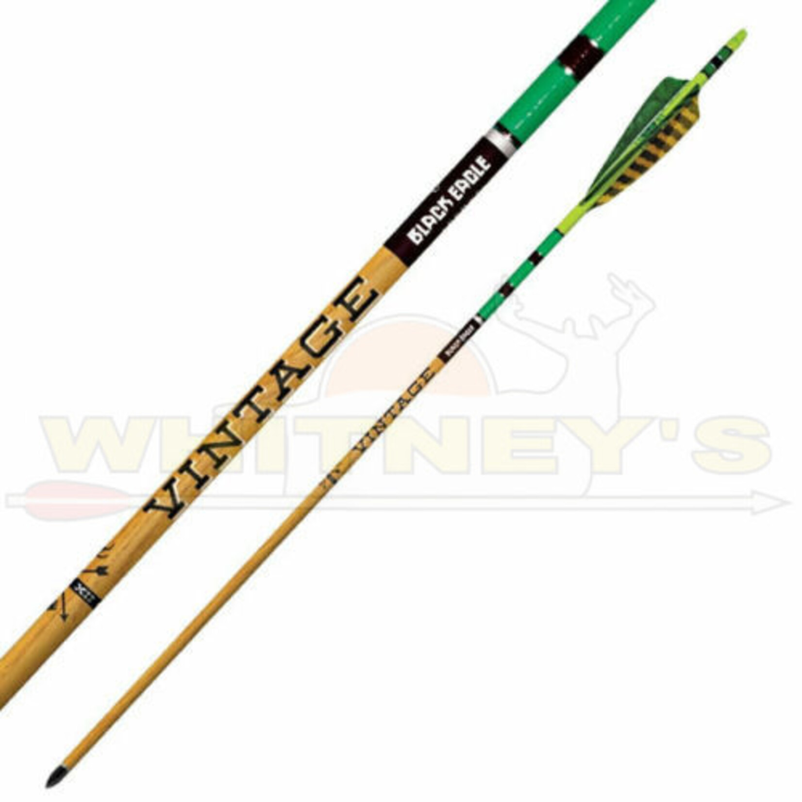 Black Eagle Black Eagle Vintage Crested Fletched Arrows, 6PK