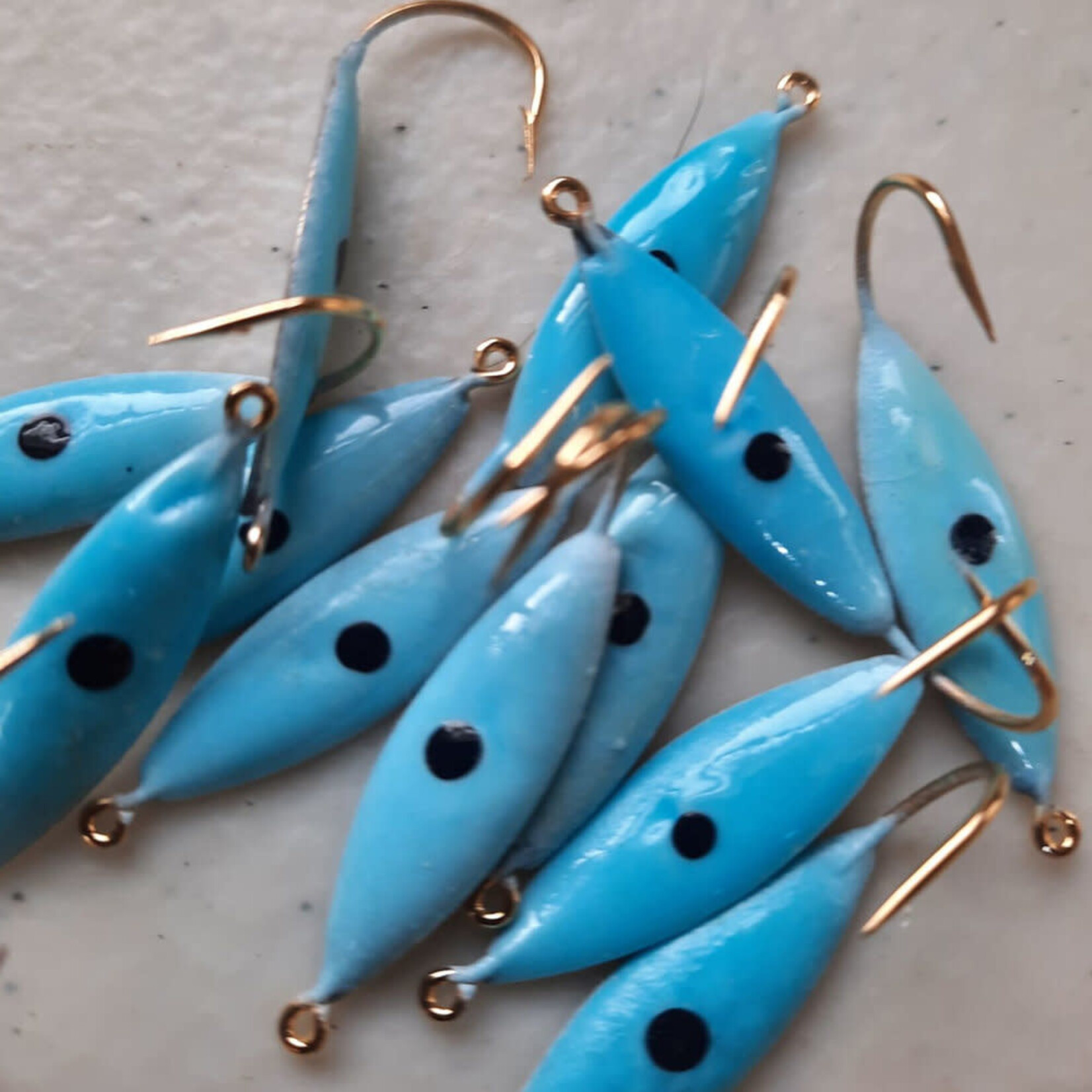 Triple S Sports Caty Ice Jigs Nitro Glow Lightening Series #6 - 2pk.