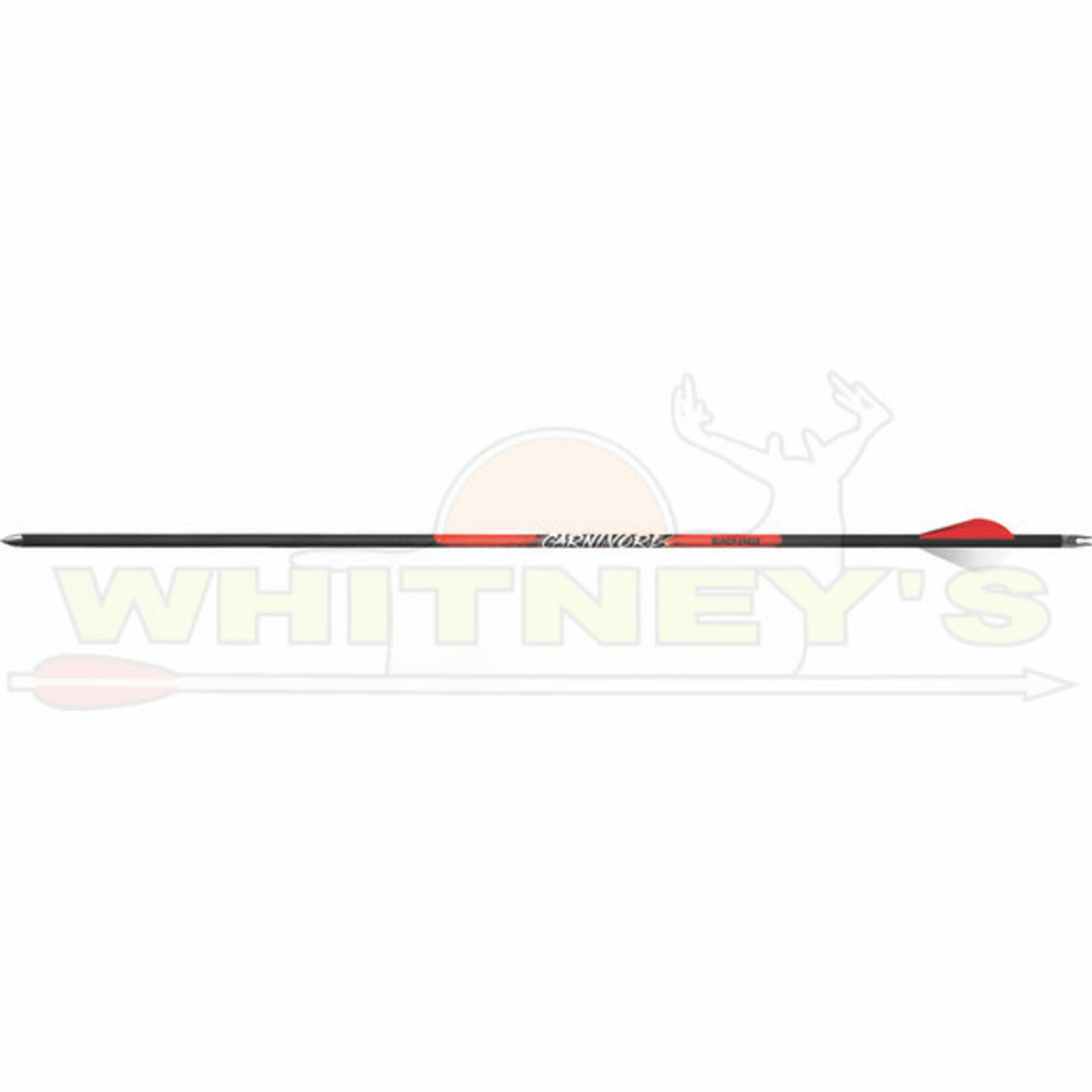 Black Eagle Black Eagle Carnivore Fletched Arrows- .001"- 6PK- 400