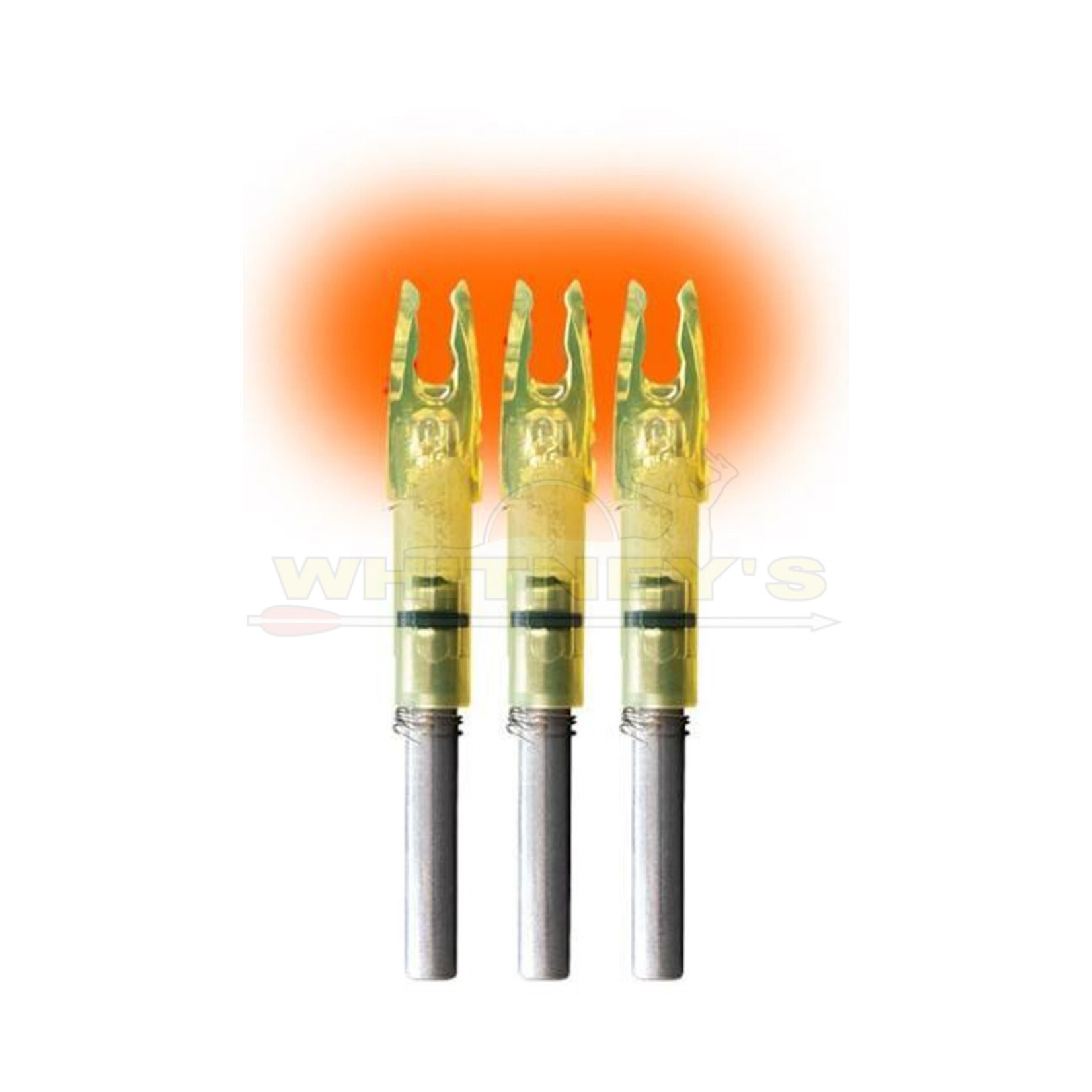 Burt Coyote Co., Inc. Burt Coyote Lumenok Lighted ST Epic H Nock - Red - 3 Pack