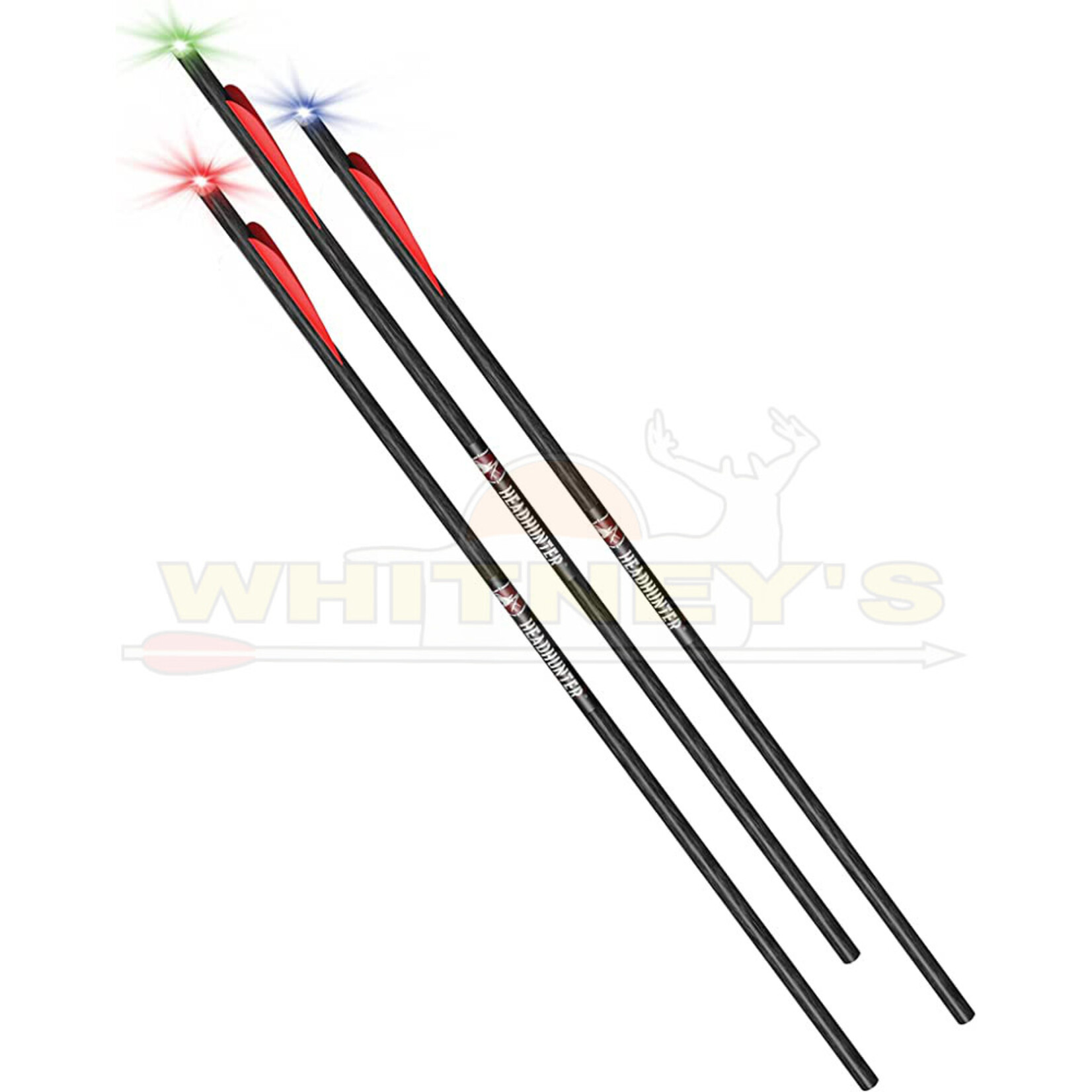 Barnett Outdoors LLC Barnett Crossbow Headhunter Lighted Arrows, 3PK