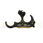 T.R.U. Ball T.R.U. Ball HT Hybrid Flex, 3/4 Finger Adjustable- Black/Brass, Large