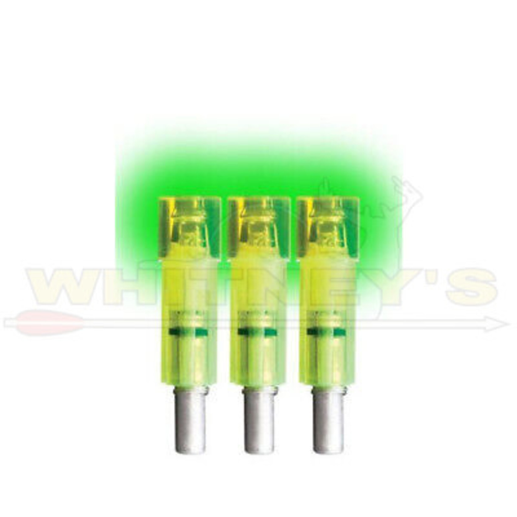 Burt Coyote Co., Inc. Burt Coyote Lumenok Carbon Impact Green Flat Bolt End - 3 Pack