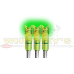 Burt Coyote Co., Inc. Burt Coyote Lumenok Carbon Impact Green Crescent Bolt End - 3 Pack