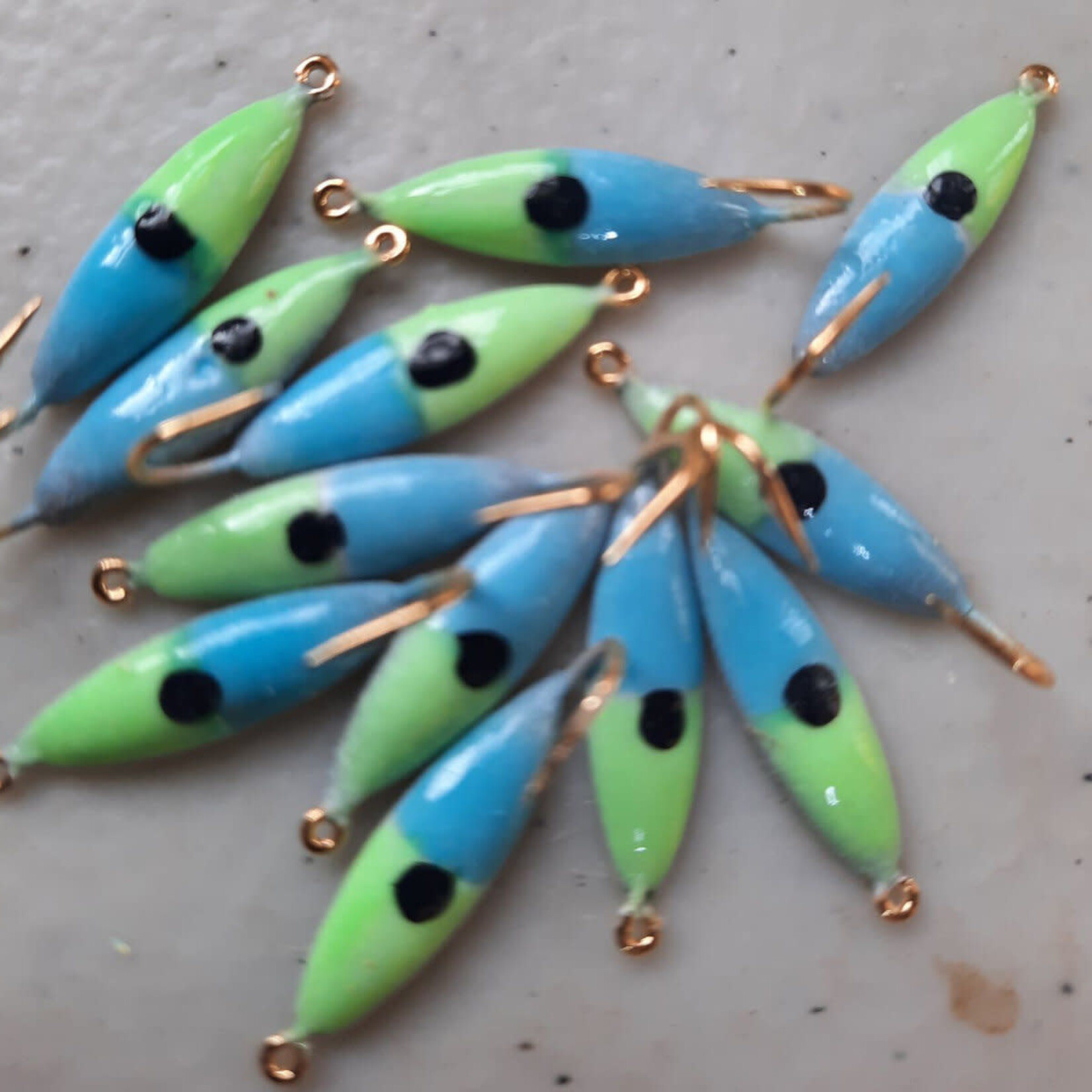 Triple S Sports Caty Jigs Nitro Glow Green / Blue Glow Thunder #8