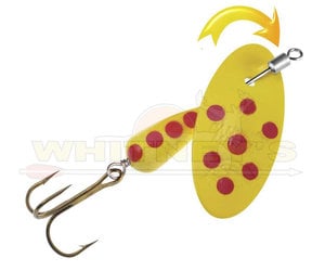 Panther Martin Inline Swivel Spotted Yellow 1/8 oz.