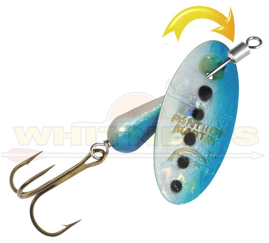 Panther Martin Inline Swivel 1/16 oz Silver/Blue - Whitney's Hunting Supply