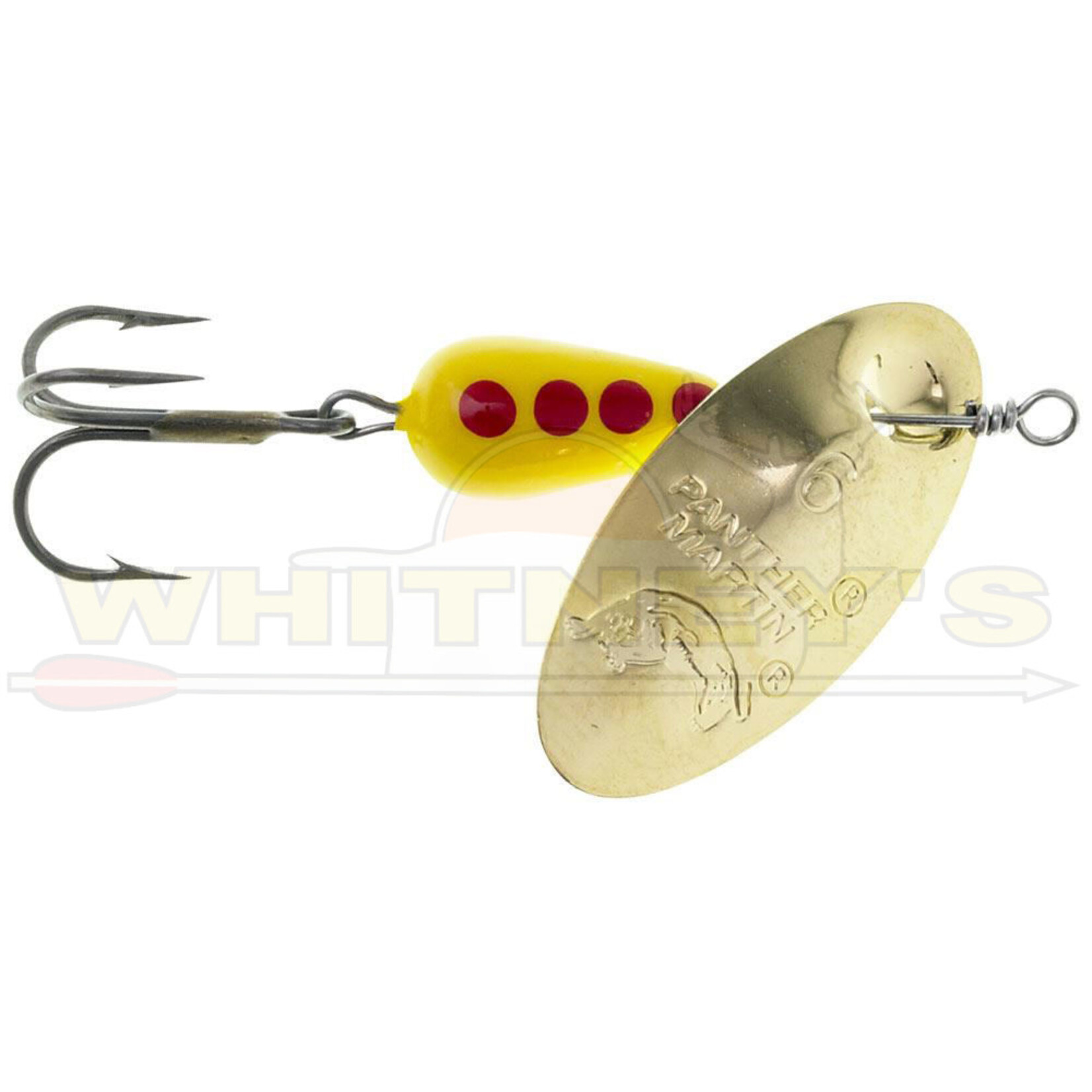 Panther Martin Panther Martin 1/8 oz Gold Blade Ylw/Rd