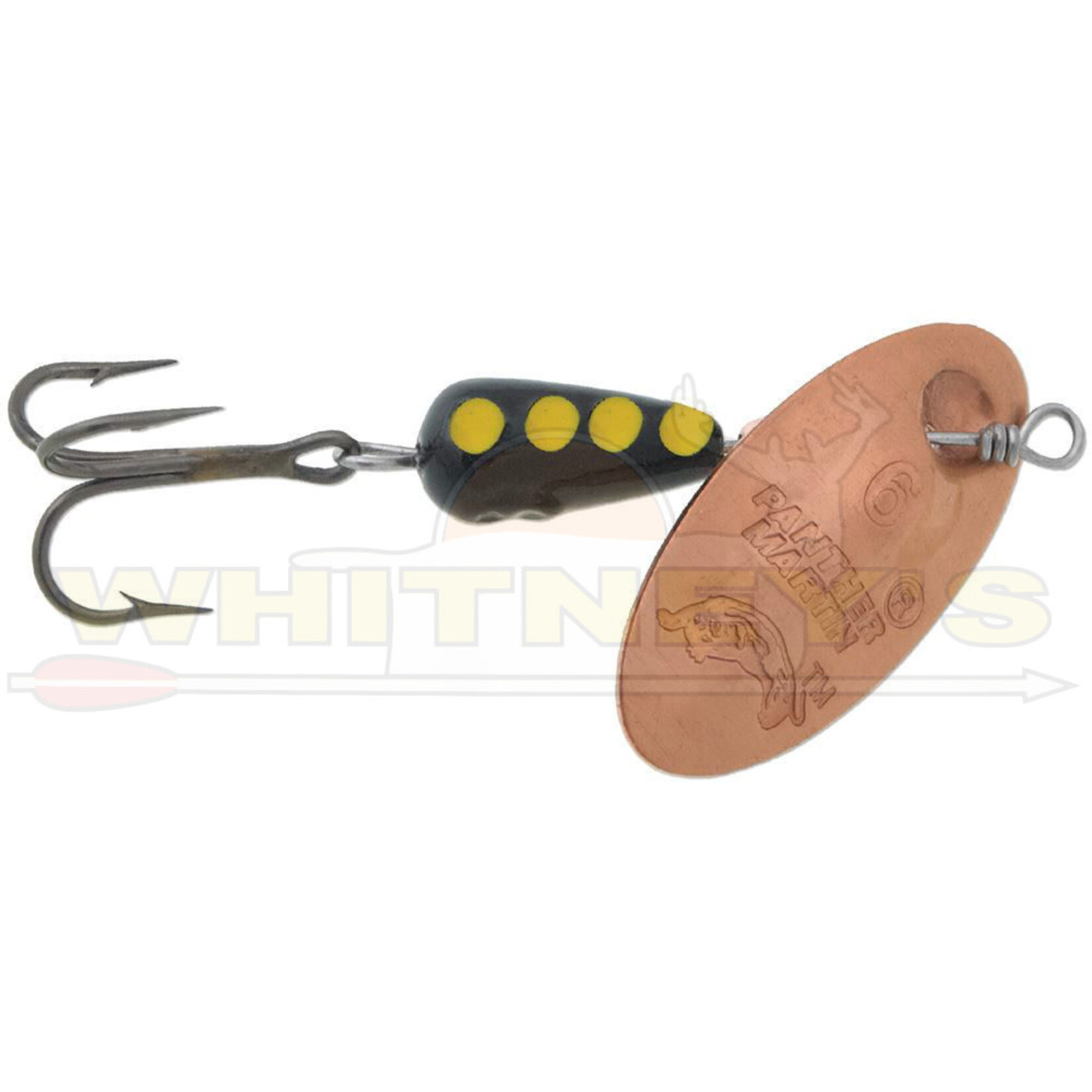 Panther Martin Panther Martin 1/8 oz Copper Blade Blk/Ylw