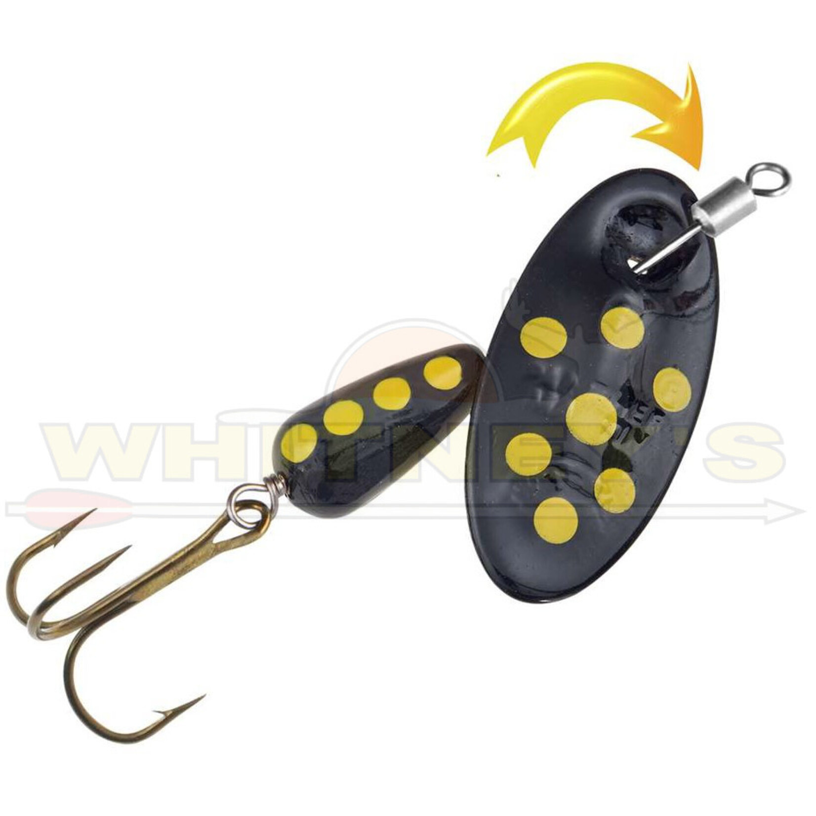 Panther Martin Panther Martin Inline Swivel 1/16 oz Black /Yellow