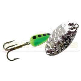 Panther Martin Lure Hammered  Flo Green W/ Black Dots 1/8 oz.