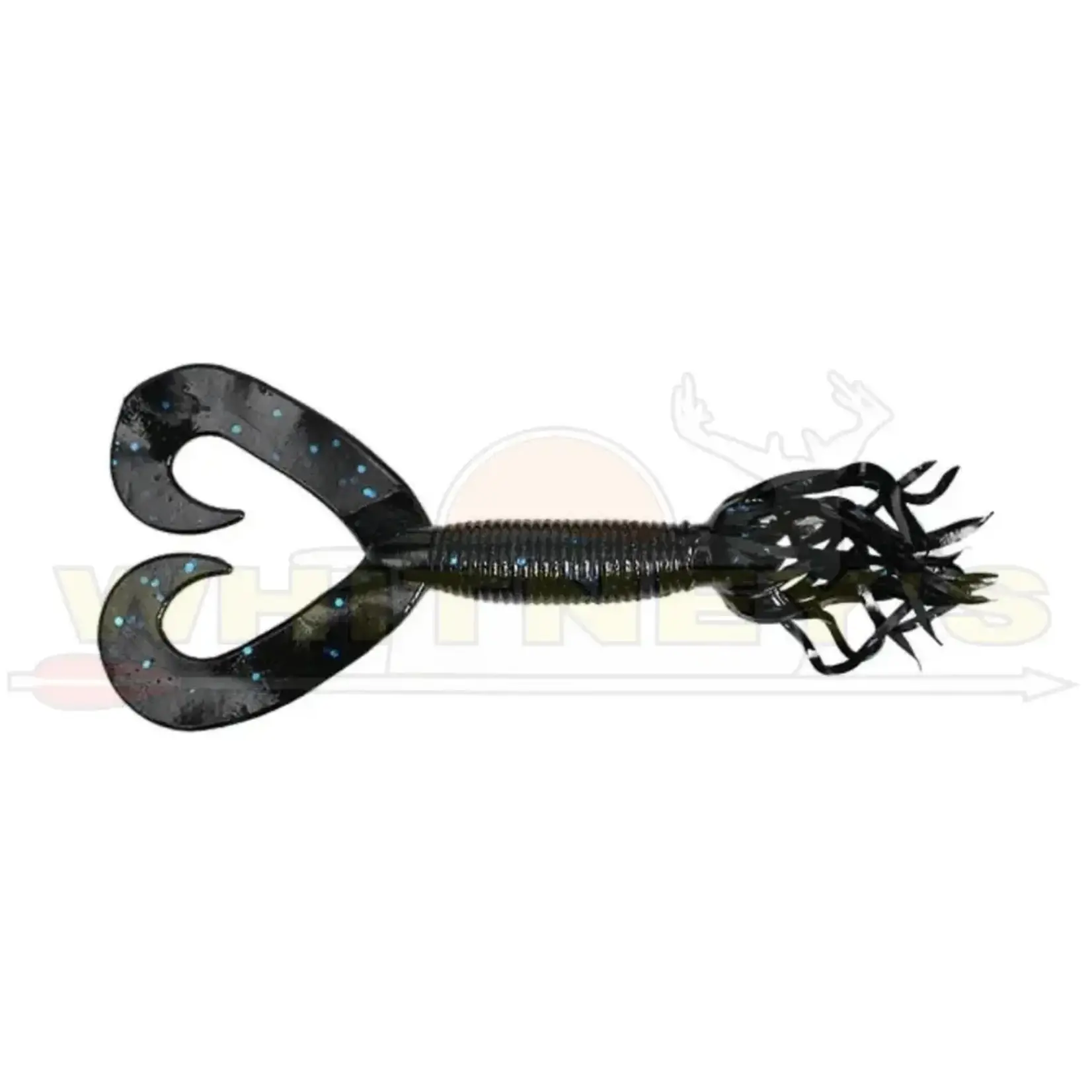 Yamamoto Baits Yamamoto 5" Double Tail- Yamamoto Hulu Grub, Natural Shad (YAM-97-10-306)