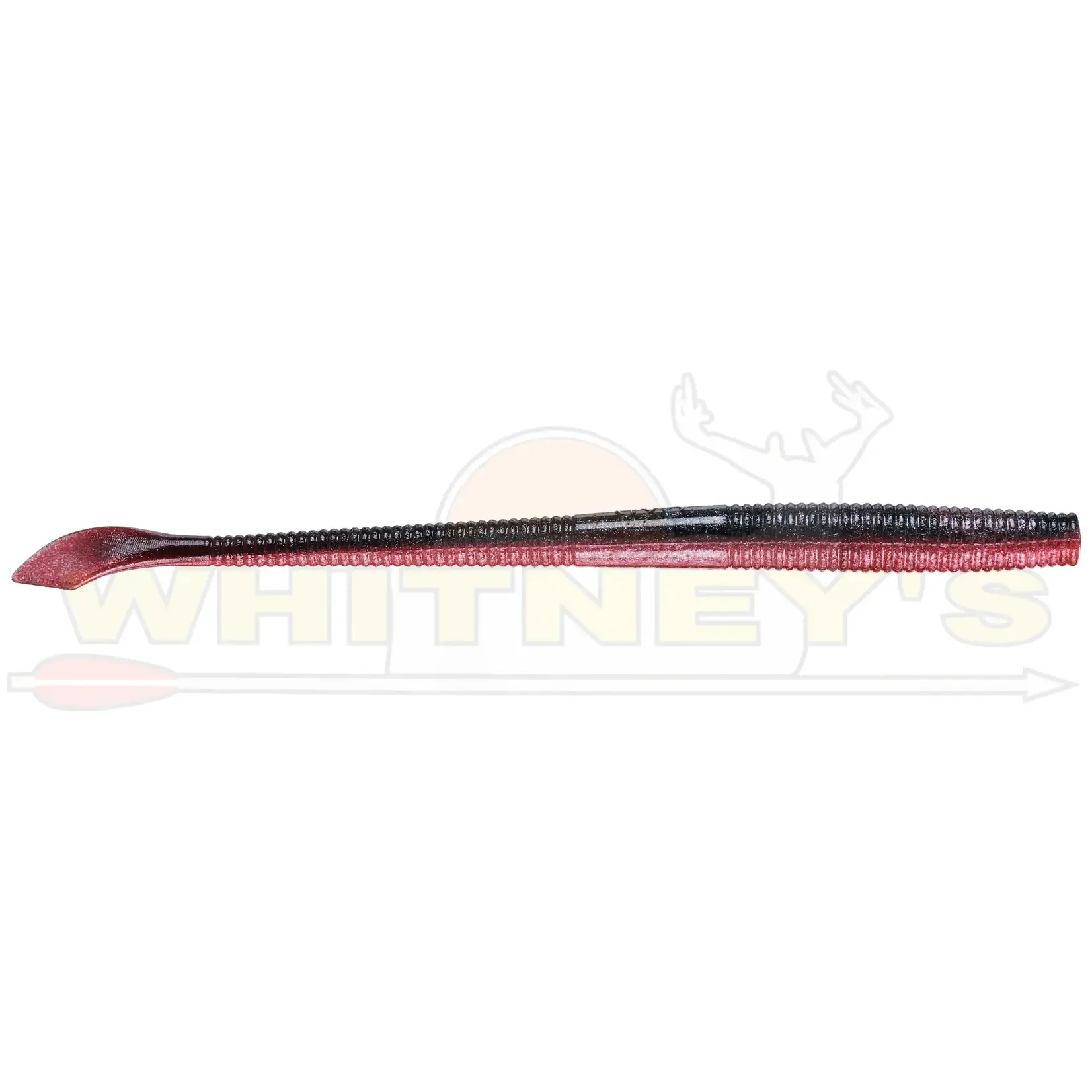 Yamamoto Baits Yamamoto Baits 5" Kut Tail Worm, Red Shad (YAM-7L-10-900)